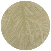 Covor verde rotund din lână ø 160 cm Lino Leaf – Flair Rugs