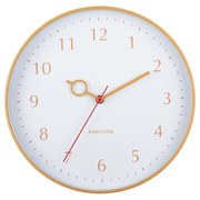 Karlsson 5992YE ceas de perete design galben,diametru 30 cm