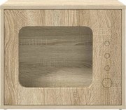 vidaXL Casa pentru pisici Sonoma 51 x 30 x 42,5 cm Lemn compozit