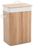 Coș de rufe de bambus DORA, 72L, maro natural SongmicsHome