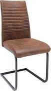 Set de 2 scaune Appartment, microfibra maro antic A-39377 VC