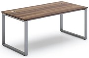 Masă SimpleOffice 180 x 90 cm, nuc / argint