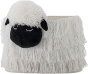 Coș de jucării pentru copii alb din material textil 40x25x30 cm Dolly – Bloomingville Mini