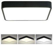 Plafonieră LED Brilagi POOL LED/48W/230V 3000/4500/6000K 50x50 cm negru