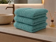Prosop de baie CLASSIC COLOR 70 x 140 cm albastru petrol, 100% bumbac