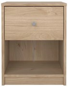 Noptieră cu aspect de lemn de stejar May - Tvilum