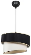 Lustra Glemmye Negru-Alb 30x18 cm
