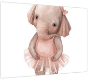 Tablou pe sticlă - Animăluț în acuarelă N⁰5 (70x50 cm)