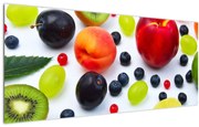 Tablou - fructe cu picături de apă (120x50 cm)