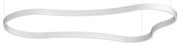 Lustra LED suspendata Waves-3 sp alba