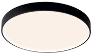 Plafoniera LED CCT, dimabila, diametru 50cm, negru, CUMBUCO II MA-8839