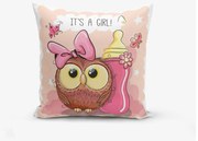 Față de pernă pentru copii 43x43 cm Girl Owl – Mila Home