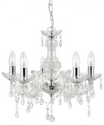 Candelabru stil clasic Marie Therese 5L transparent 1455-5CL SRT