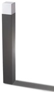 Stalp de iluminat exterior modern IP54 SORANO H-70cm gri