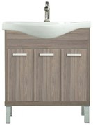 Dulap inferior Nerva 75 cm cu lavoar, ulm Rauna