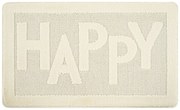 Covoraș de baie crem 60x100 cm Happy – Foutastic