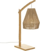 Lampa de masa din bambus PALM, 55 cm