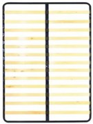 Somiera cu lamele in cadru metalic fix 140x200 cm