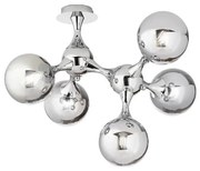 Lustră aplicată Ideal Lux NODI 5xE14/28W/230V crom lucios