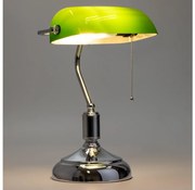 Lampă de masă Brilagi BANK OFFICE 1xE27/60W/230V crom lucios/verde