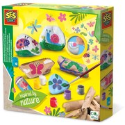 Set creativ - Decoreaza pietre si lemn cu tematica din natura