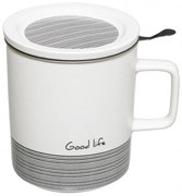 Cana Good Life, ceramica, cu infusor, capc, 350 ml