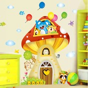 Sticker perete Mushroom house