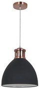 Klausen KL 6240 - Lustr metalic pe cablu 1xE27/15W/230V cupru/negru
