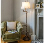 Lampadar Feiss FE-GIBSON-SWFL GIBSON 1xE27/60W/230V