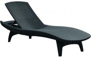 Șezlong Polyratan PACIFIC antracit