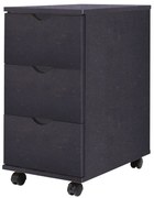 vidaXL Dulap cu sertare, 33 x 45 x 60 cm, negru