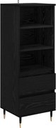 vidaXL Bufet cu sertar Stejar Negru 40 x 36 x 110 cm Lemn compozit