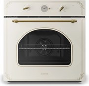 Klarstein Victoria, cuptor încorporat design retro 9 funcții, 50-250 ° C fildeș