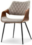 Scaun Rolf K (nuc + negru). Promo -16%. 1111254