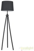 Lampadar, lampa de podea cu trepied YORK PT1 NERO 121437
