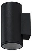 Aplica moderna exterior cu iluminat ambiental IP54 JOE WALL 2 neagra ZZ AZ3320