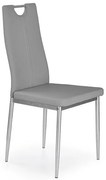 Scaun K202 piele ecologica gri