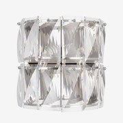 Aplica design LUX Amazone nickel, sticla 112659 HZ