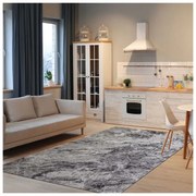 Covor Phoenix model abstract gri-negru 3006-244 Selectează mărime: 060 X 110