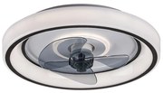 Lustra LED cu ventilator si telecomanda, Horacio D 47cm