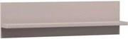 Polita LINKASTYLE LS10, casmir, PAL laminat, 120x18x32 cm