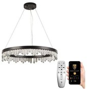 Lustră LED de cristal dimabilă pe cablu LED/40W/230V + telecomandă