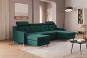 Colțar extensibil Laksaro U universal - verde catifea Trinity 28