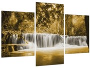 Tablou - Cascadă, de epocă (90x60 cm)