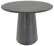 Masa Bucatarie/Dining Donna MDF Negru, Diametru 100 Cm