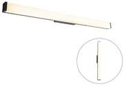 Lampa de perete modernă pentru baie neagră 92 cm IP44 - Cascada