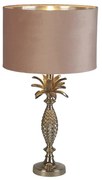 Veioza/Lampa de masa design lux elegant Belle argintiu/roz