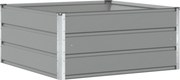 vidaXL Jardinieră Gri deschis 100 x 100 x 45 cm Oțel