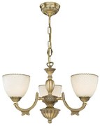 Candelabru din alama cu 3 brate design italian 7055