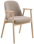 Scaun de dining bej Leo – Actona